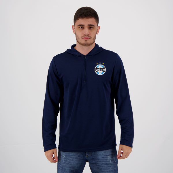 Blusão Grêmio Hoodie Marinho