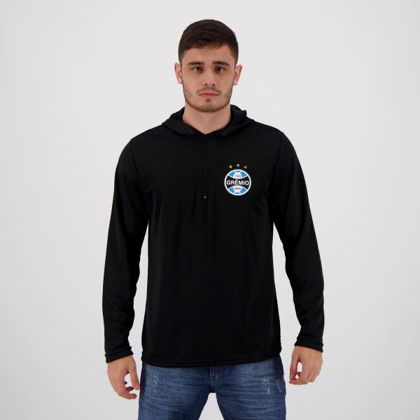 Blusão Grêmio Hoodie Preto