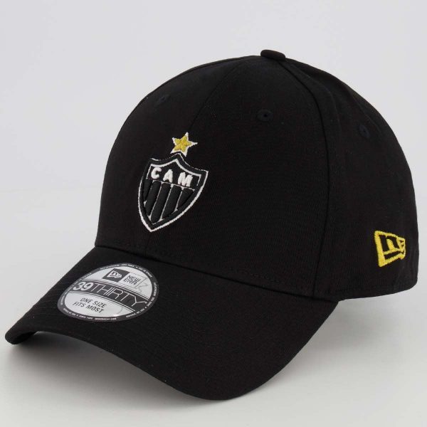 Boné New Era Atlético Mineiro Preto Aba Curva