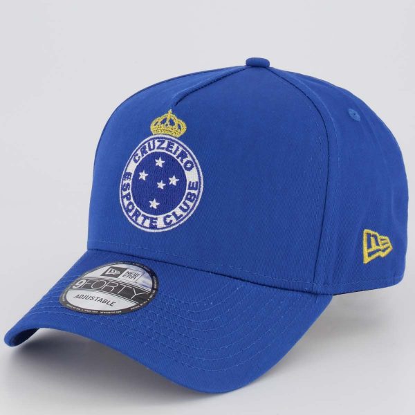 Boné New Era Cruzeiro Escudo Azul