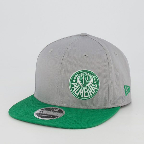 Boné New Era Palmeiras 950 Cinza e Verde