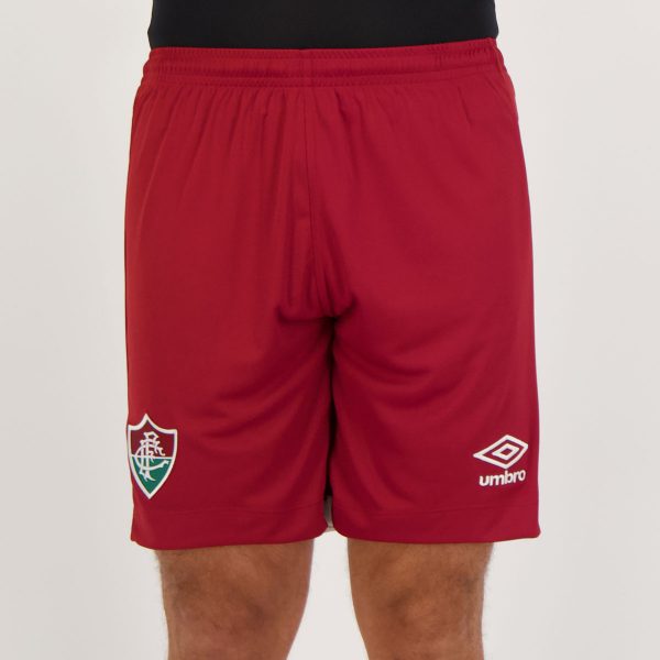 Calção Umbro Fluminense II 2022 Vinho