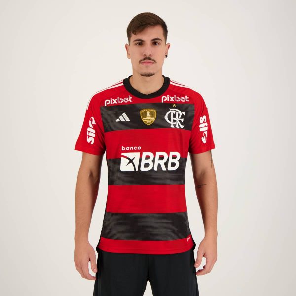 Camisa Adidas Flamengo I 2023 Campeão Libertadores 2022