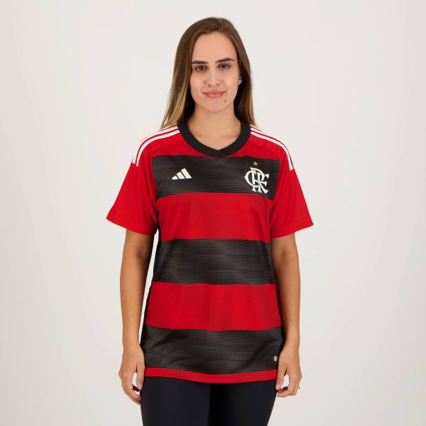 Camisa Adidas Flamengo I 2023 Feminina