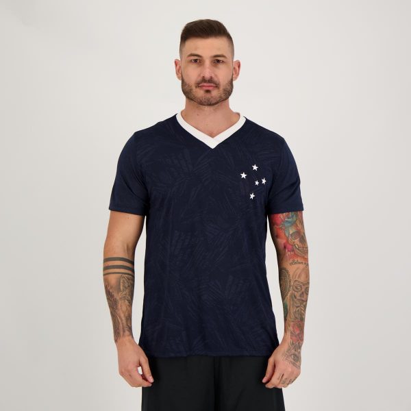 Camisa Cruzeiro Graphite Marinho