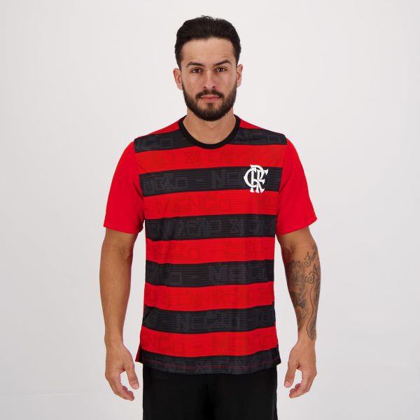 Camisa Flamengo Shout Vermelha e Preta