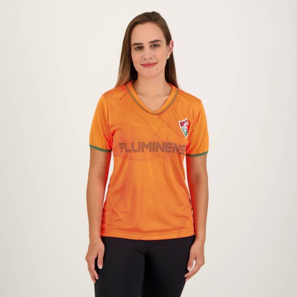 Camisa Fluminense Portals Feminina Laranja