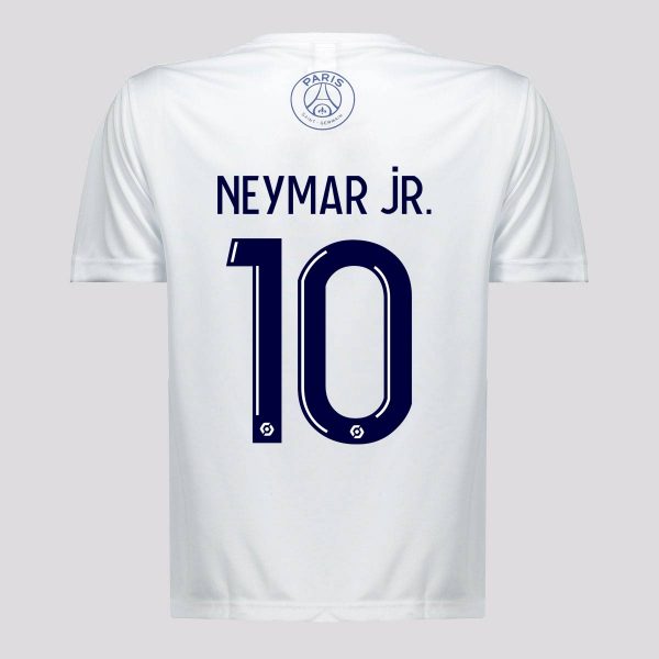 Camisa PSG Celery 10 Neymar Jr Infantil Branca