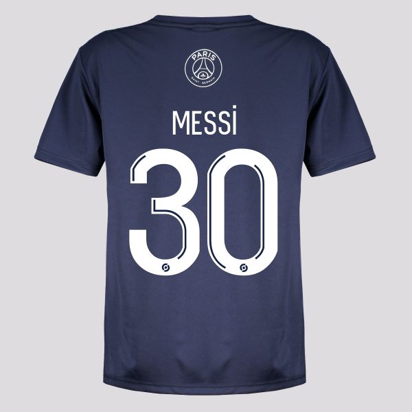 Camisa PSG Clove 30 Messi Infantil Azul