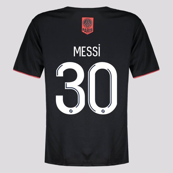 Camisa PSG Gagner 30 Messi Infantil Preta