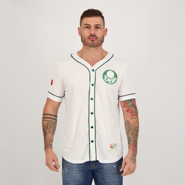 Camisa Palmeiras Baseball Branca