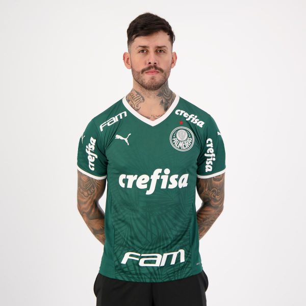 Camisa Puma Palmeiras I 2022 com Patrocínio