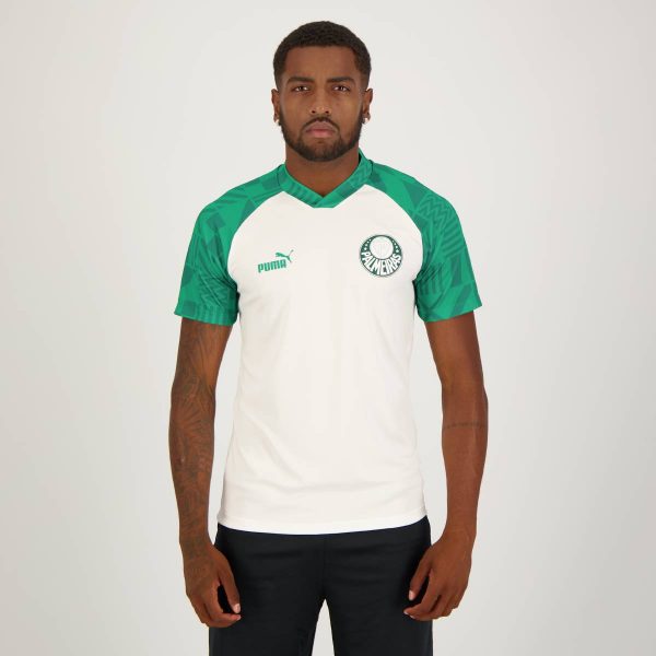 Camisa Puma Palmeiras Pré-Jogo 2023 Branca