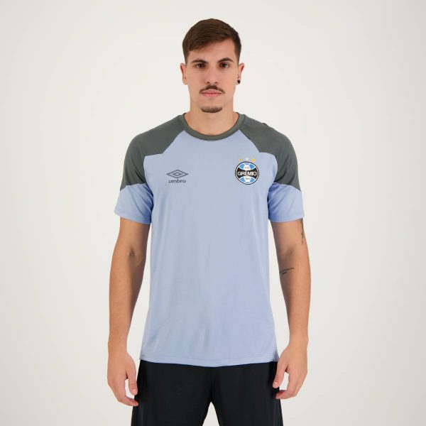 Camisa Umbro Grêmio Concentração 2023 Azul