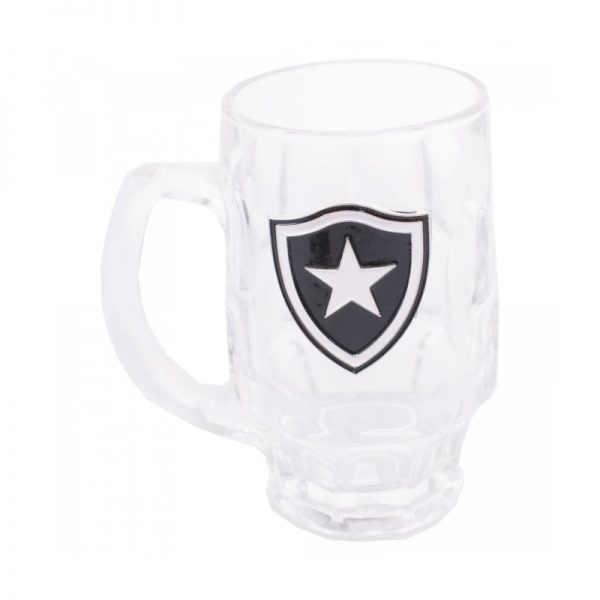 Caneca De Vidro 330Ml Botafogo Fc