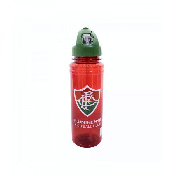 Garrafa Squeeze Com Canudo Retrátil 700Ml Fluminense