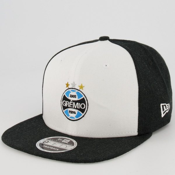 Boné New Era Grêmio 950 Especial Branco e Preto