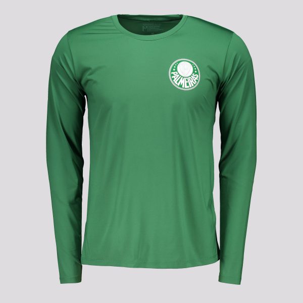 Camisa Palmeiras Brave Manga Longa UV 50 Verde