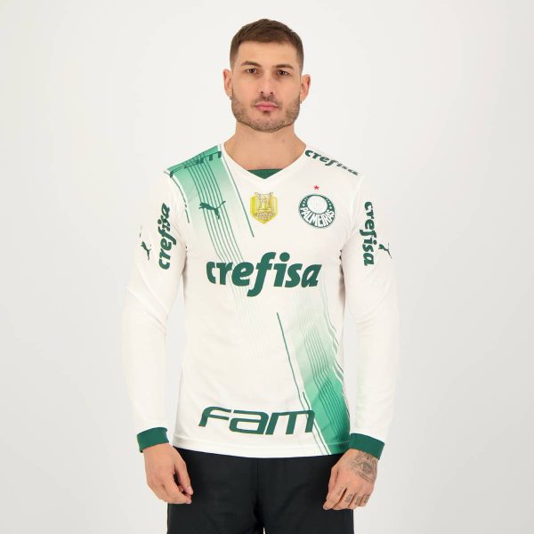 Camisa Puma Palmeiras II 2023 Manga Longa Campeão Brasileiro 2022