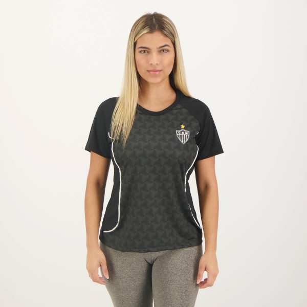 Camisa Atlético Mineiro Affix Feminina Preta