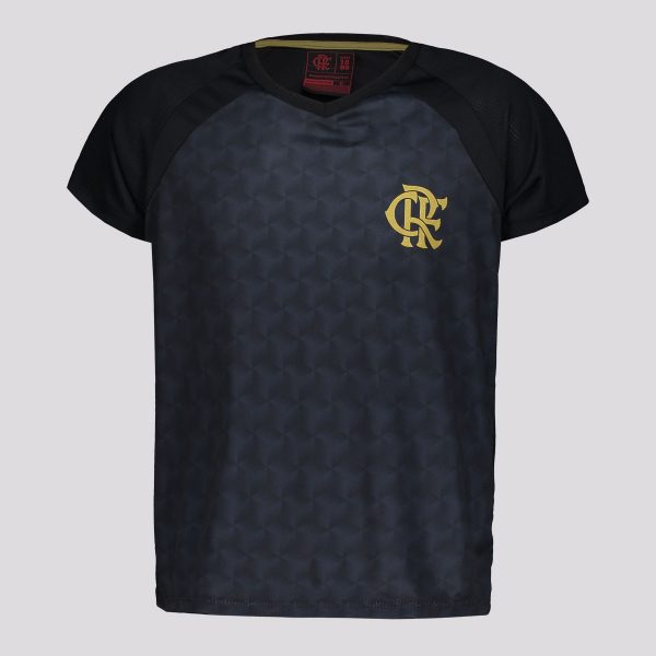 Camisa Flamengo Phase Infantil Preta