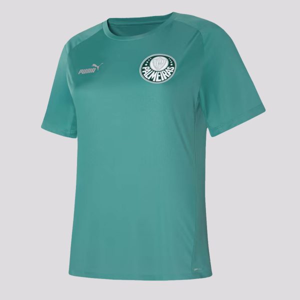 Camisa Puma Palmeiras Casual Feminina Azul