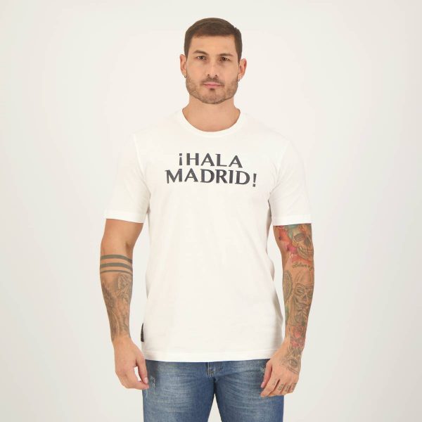 Camiseta Adidas Real Madrid Grafica DNA Branca