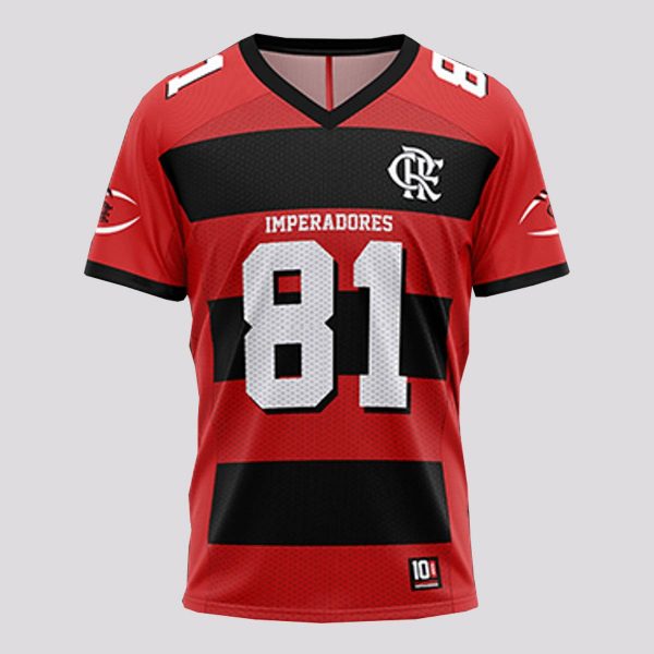 Camisa Flamengo Essay Preta e Vermelha