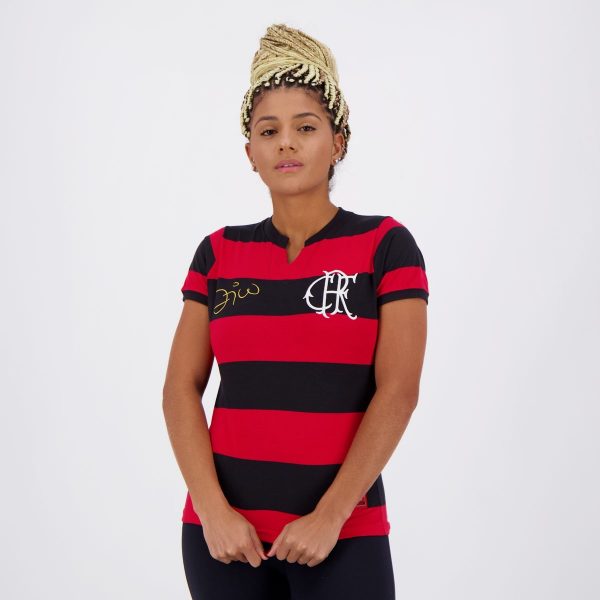 Camisa Flamengo Flatri Zico Feminina