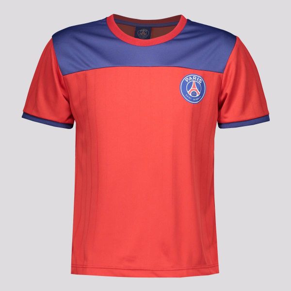 Camisa PSG Grasp Infantil Vermelha e Azul