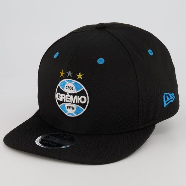 Boné New Era Grêmio Escudo Preto