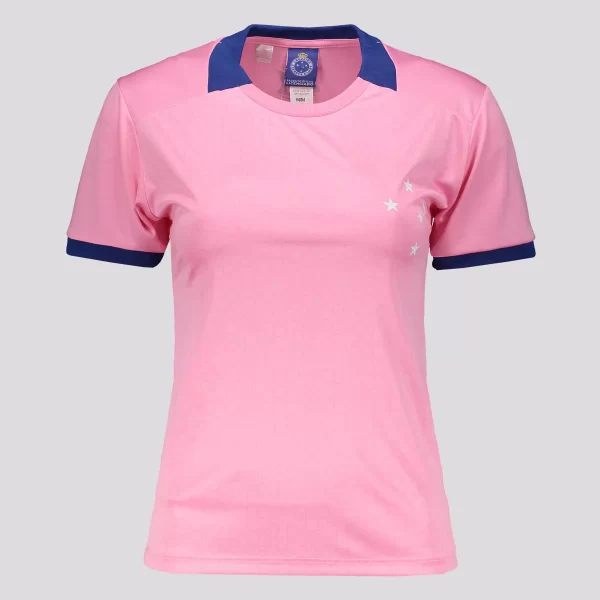 Camisa Cruzeiro Aster Feminina Rosa