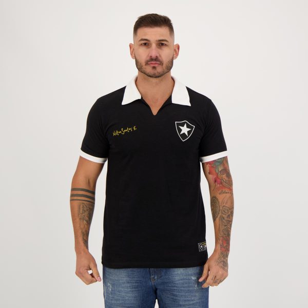 Camisa Botafogo Retrô Nilton Santos Preta