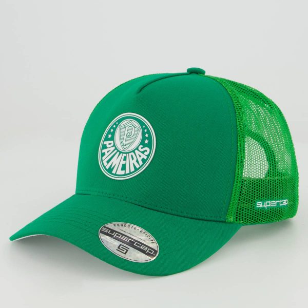 Boné Palmeiras Trucker Verde