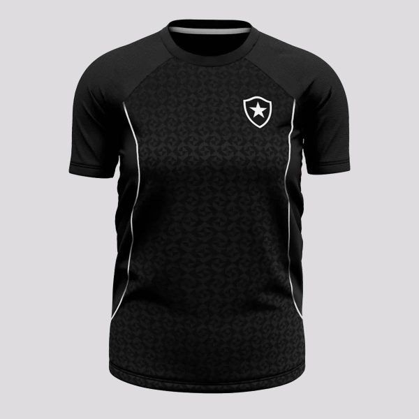 Camisa Botafogo Affix Infantil Preta