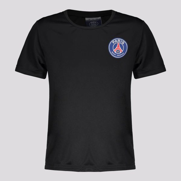 Camisa PSG Champs Juvenil Preta