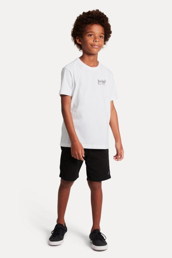 Infantil - Camiseta Bandeira Reserva Mini Branco