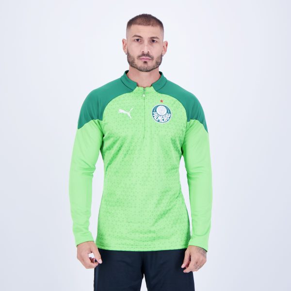 Blusão Puma Palmeiras Training Fleece Verde