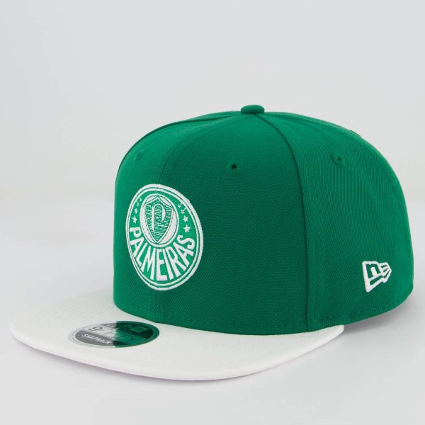 Boné New Era Palmeiras 950 Escudo Verde e Branco