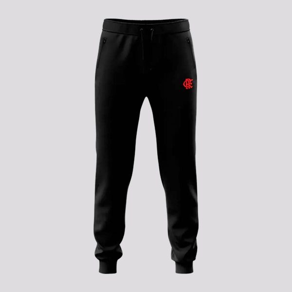 Calça Flamengo Gaming Infantil Preta