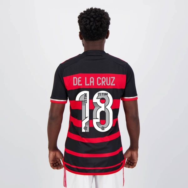 Camisa Adidas Flamengo I 2024 18 De La Cruz