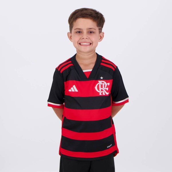 Camisa Adidas Flamengo I 2024 Juvenil