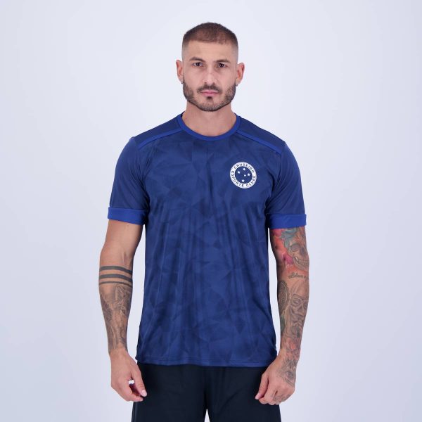 Camisa Cruzeiro Panoramic Marinho