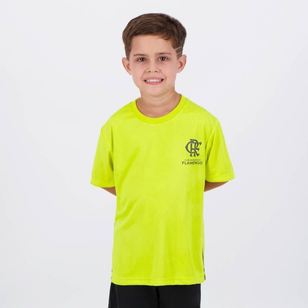 Camisa Flamengo Bliss Infantil Amarela