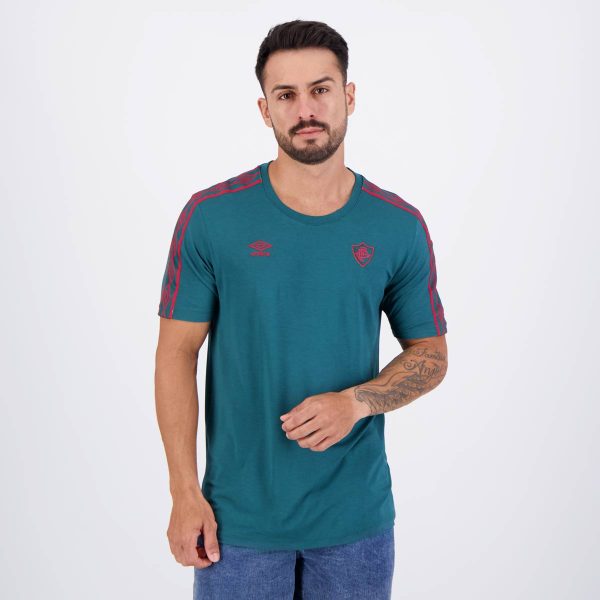 Camisa Umbro Fluminense Concentração 2024 Verde