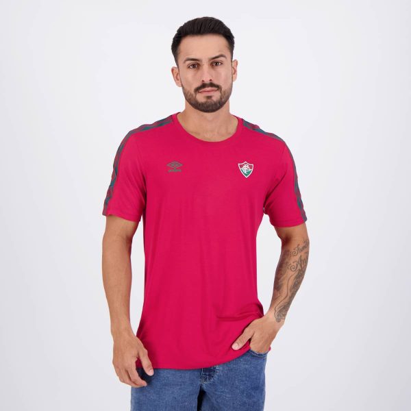 Camisa Umbro Fluminense Concentração 2024 Vinho