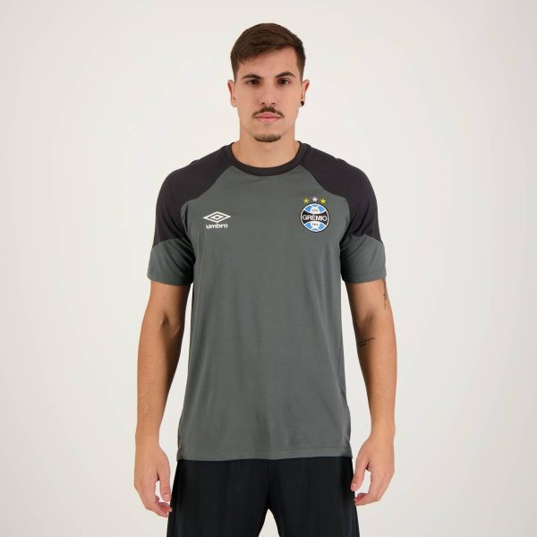 Camisa Umbro Grêmio Concentração 2023 Grafite