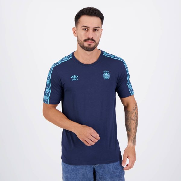 Camisa Umbro Grêmio Concentração 2024 Marinho