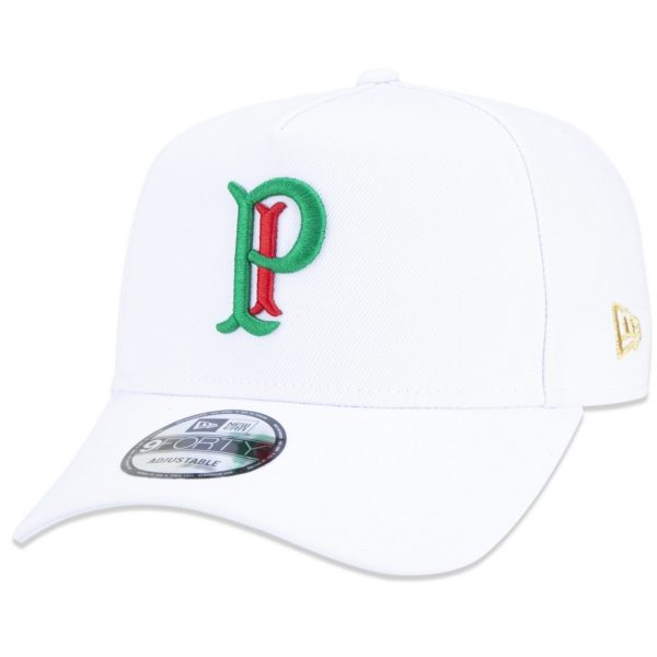 Boné New Era 9forty Aframe Snapback Palmeiras Branco