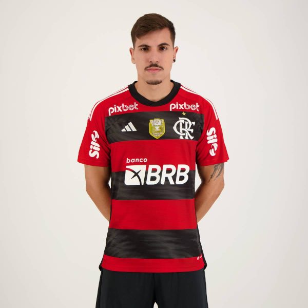 Camisa Adidas Flamengo I 2023 Campeão Copa do Brasil 2022